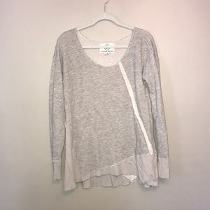 Grey Long Sleeve Top
